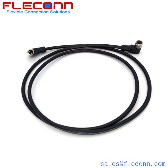 M8 4 Pin Female Connector Cable